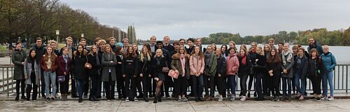 Foto: Besuch aus Dänemark: gemeinsamer Ausflug der Austauschpartner an den Machsee nach Hannover.
