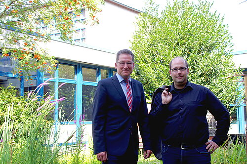 Foto: Die neue Schulleitung am Gymnasium Großburgwedel: Robert Baberske und sein ständiger Vertreter Matthias Heßbrüggen