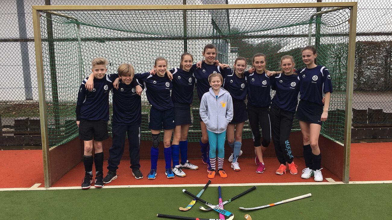 Hokey-Team des Gymnasiums