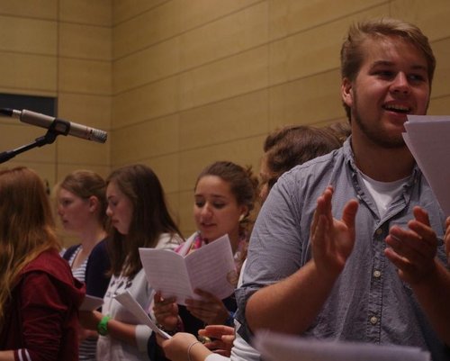 Spaß im Oberstufenchor