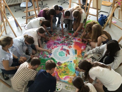 Projekttage 2026 Gruppenbild von oben