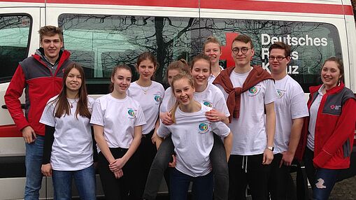 Schulsanitätsdienst - Wettbewerb 2017