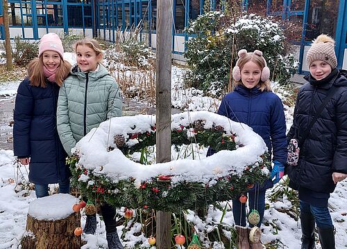 Adventskranz der Natur-AG