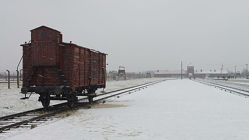 Rampe im KL Auschwitz Birkenau