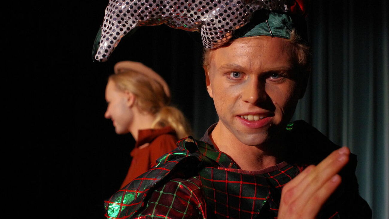 Foto der Faust-Inszenierung 2015 (Ida Pollatschek, Lukas Feldt)