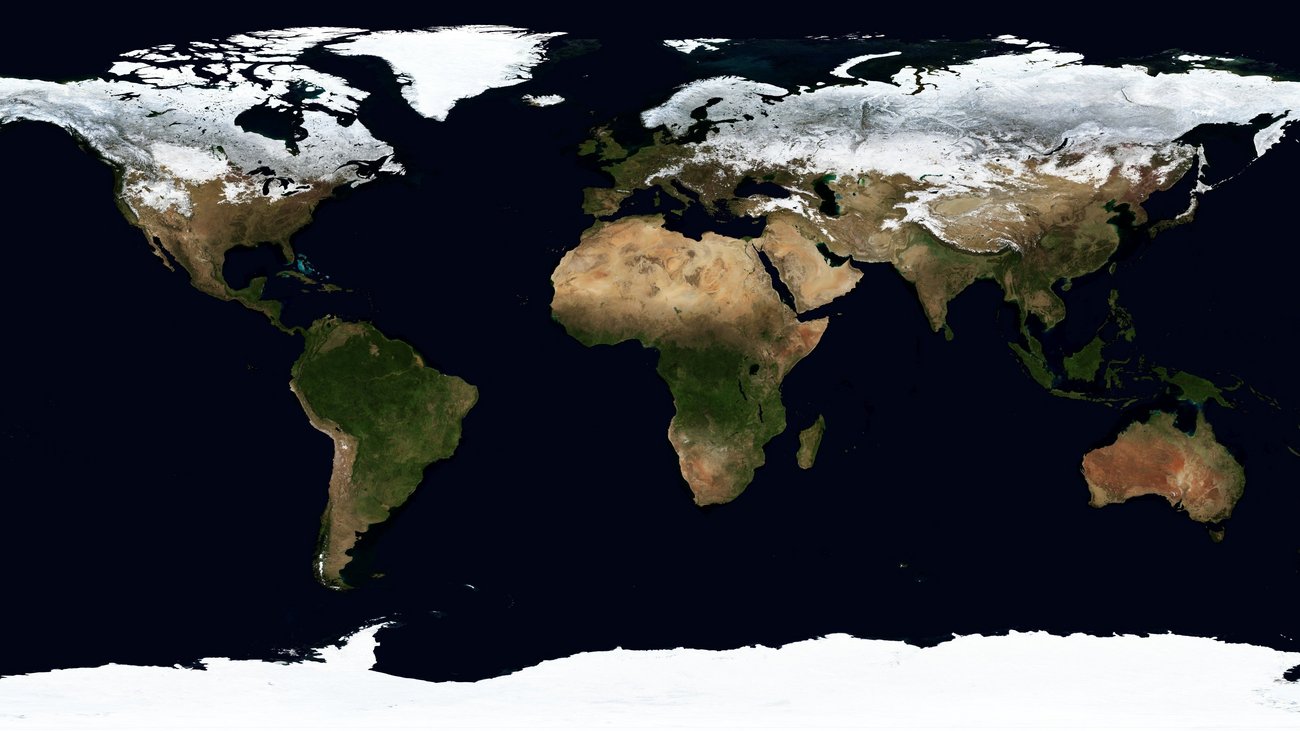Sattelitenfoto der Erde