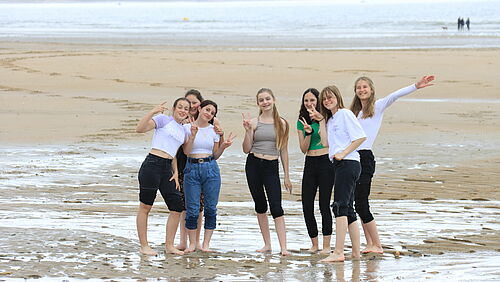 Ein bisschen wie Urlaub: Der Strand von Ouistreham.