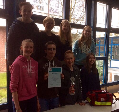 Teilnehmerinnen und Teilnehmer des Wettbewerbs