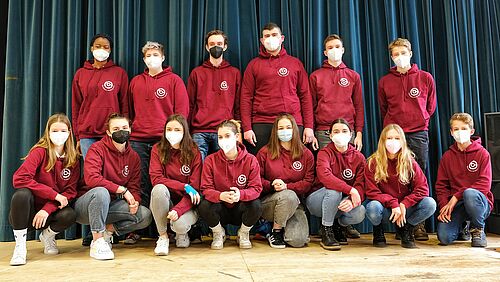 Neue Kleidung für den SSD Eine Kleidung, ein Team: der Schulsanitätsdienst am Gymnasium Großburgwedel