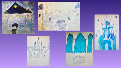 Das Schloss aus Eis und Schnee